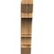 Ekena Millwork Balboa Slat Rough Sawn Bracket, Western Red Cedar, 4"W x 20"D x 20"H BKT04X20X20BOA06RWR - alternate 4